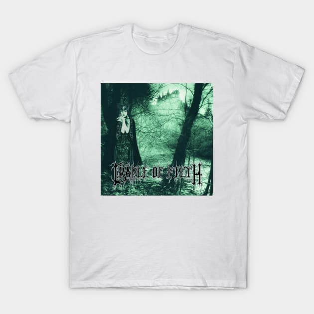 Cradle Of Filth Dusk And Her Embrace Album Cover T-Shirt by Visionary Canvas